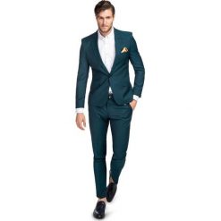 Garnitur LUCIANO GXZS900144. Żółte garnitury męskie Giacomo Conti, bez wzorów, z wiskozy. Za 1298,00 zł.