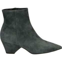 Botki - SC1123 AMA GR. Szare botki damskie skórzane Venezia. Za 489,00 zł.