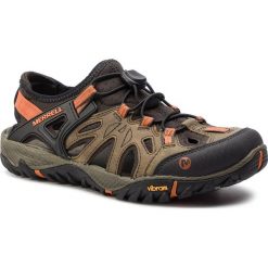 Sandały MERRELL - All Out Blaze Sieve J32835 Light Brown. Czarne sandały męskie Merrell, ze skóry, bez zapięcia. Za 429,00 zł.
