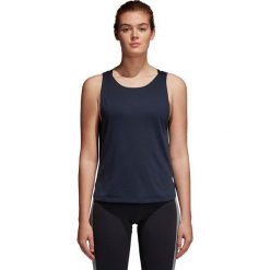 Bluzki ażurowe: Adidas Koszulka damska Prime Low Back granatowa r. S (CF4423)