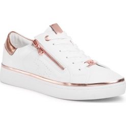 Sneakersy TOM TAILOR - 809260300 White. Białe półbuty damskie Tom Tailor, ze skóry ekologicznej. Za 199,99 zł.
