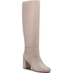 Kozaki TORY BURCH - Brooke Slouchy 75mm Boot 49355 Dust Storm 041. Szare buty zimowe damskie Tory Burch, ze skóry, na obcasie. Za 2099,00 zł.