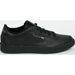 Reebok Classic - Buty Club C 85. Czarne buty sportowe męskie Reebok Classic, ze skóry, na sznurówki, reebok classic. Za 379,90 zł.