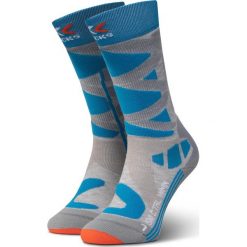 Skarpety Wysokie Damskie X-SOCKS - Ski Control 4.0 XSSSKCW19W G160. Szare skarpetki damskie X SOCKS, bez wzorów, z elastanu. Za 79,00 zł.