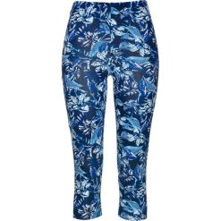 Legginsy rybaczki bonprix jasnoniebiesko-lodowy niebieski. Niebieskie legginsy damskie bonprix, bez wzorów. Za 49,99 zł.