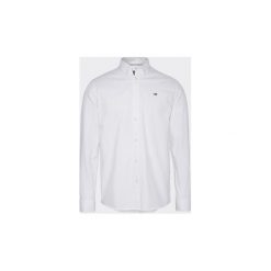 Koszule z długim rękawem Tommy Jeans DM0DM06928 TWILL TAPE. Białe koszule męskie Tommy Jeans, s, bez wzorów, z jeansu, bez kołnierzyka, z długim rękawem. Za 280,72 zł.