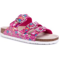 Klapki DR. BRINKMANN - 500290 D Pink 43. Różowe sandały dziewczęce Dr. Brinkmann, ze skóry ekologicznej, bez zapięcia. Za 159,00 zł.