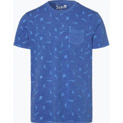 DENIM by Nils Sundström - T-shirt męski, niebieski. Niebieskie t-shirty męskie DENIM by Nils Sundström, m, bez wzorów, z denimu, bez kołnierzyka. Za 89,95 zł.