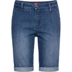 Wygodne bermudy ze stretchem bonprix niebieski. Niebieskie szorty damskie bonprix, z jeansu. Za 74,99 zł.