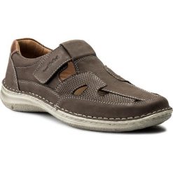 Półbuty JOSEF SEIBEL - Anvers 81 43635 21 700 Anthrazit. Szare półbuty męskie Josef Seibel, na co dzień, bez wzorów, ze skóry, bez zapięcia. W wyprzedaży za 229,00 zł.