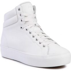 Sneakersy KEDS - Rise Hi WH61110 White. Białe półbuty damskie Keds, ze skóry. W wyprzedaży za 299,00 zł.