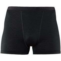 Devold Bokserki Męskie Breeze Man Boxer Black L. Czarne majtki męskie marki Devold, z wełny. W wyprzedaży za 129,00 zł.