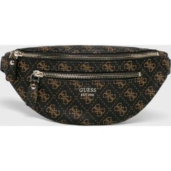 Guess Jeans - Nerka. Pomarańczowe nerki damskie Guess Jeans, w paski, z bawełny, casualowe, średnie, bez dodatków. W wyprzedaży za 279,90 zł.