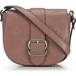 Torebka damska 87-4E-009-P. Różowe walizki marki Wittchen, w paski, eleganckie, z tłoczeniem, bez dodatków. Za 359,00 zł.
