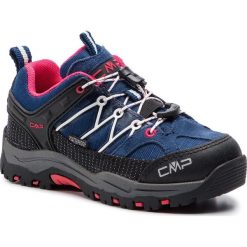 Trekkingi CMP - Kids Rigel Low Trekking Shoes Wp 3Q54554 Marine/Corallo 36MC. Niebieskie półbuty dziewczęce marki CMP, na sznurówki. Za 219,99 zł.