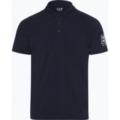 EA7 Emporio Armani - Męska koszulka polo, niebieski. Niebieskie koszulki polo męskie marki EA7 Emporio Armani, m, z bawełny. Za 379,95 zł.