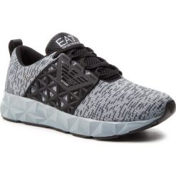 Sneakersy EA7 EMPORIO ARMANI - X8X017 XK059 L008 Black/Dark Grey. Szare sneakersy męskie EA7 Emporio Armani, bez zapięcia. W wyprzedaży za 539,00 zł.