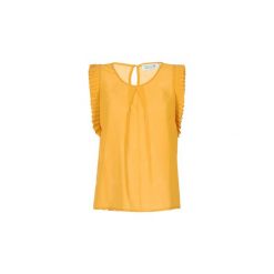 Bluzki Molly Bracken LADEORTE. Żółte bluzki damskie Molly Bracken, xl, bez wzorów, bez kołnierzyka, bez rękawów. Za 74,50 zł.