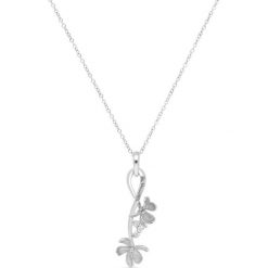 Wyjątkowy Naszyjnik - złoto 750, Brylant 0,11ct. Żółte naszyjniki damskie z szafirem, złote. Za 10990,00 zł.