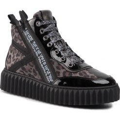 Sneakersy VOILE BLANCHE - Spry High 0012501754.04.1A16 Nero/As. Czarne półbuty damskie Voile Blanche, z zamszu. Za 899,00 zł.