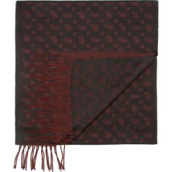Szal męski 87-7M-X03-X2. Pomarańczowe szaliki męskie Wittchen, bez wzorów, eleganckie. Za 139,90 zł.