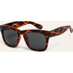 Answear - Okulary. Pomarańczowe okulary przeciwsłoneczne damskie ANSWEAR. Za 59,90 zł.