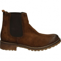 Botki - GD021 SER TAN. Brązowe botki damskie zamszowe marki Venezia. Za 279,00 zł.