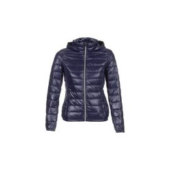 Kurtki pikowane Benetton MODAT. Niebieskie kurtki damskie Benetton, bez wzorów, bez kaptura. Za 279,20 zł.