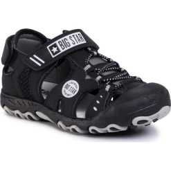 Sandały BIG STAR - FF374210 Black. Czarne sandały chłopięce BIG STAR, ze skóry ekologicznej, bez zapięcia. Za 139,00 zł.