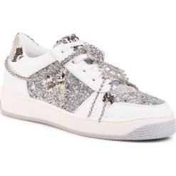 Sneakersy HEGO'S MILANO - 1333 Silver. Białe półbuty damskie Hego's Milano, ze skóry. W wyprzedaży za 549,00 zł.