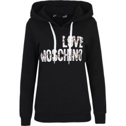Bluza Love Moschino. Czarne bluzki damskie Love Moschino, bez wzorów, bez rękawów, bez kaptura. Za 839,00 zł.