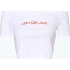 Calvin Klein Jeans - T-shirt damski, biały. T-shirty damskie Calvin Klein Jeans. Za 179,95 zł.