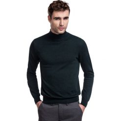 Sweter RUFO SWZR000301. Żółte swetry męskie Giacomo Conti, na zimę, m, bez wzorów, z bawełny. Za 229,00 zł.
