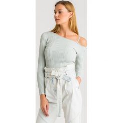 SWETER patrizia pepe. Szare swetry damskie Patrizia Pepe, s, bez wzorów, biznesowe, bez rękawów, bez kaptura. Za 839,00 zł.