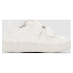 Buty sportowe z materiału syntetycznego 19-25. Szare buty dziewczęce sportowe marki La Redoute Collections, z bawełny. Za 102,86 zł.