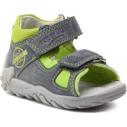 Sandały SUPERFIT - 4-09035-25 M Grau/Grün. Szare sandały chłopięce Superfit, ze skóry, bez zapięcia. W wyprzedaży za 169,00 zł.