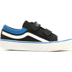 Czarne Trampki Motley Rim. Czarne buty dziewczęce sportowe Born2be, z materiału, z okrągłym noskiem. Za 39,99 zł.