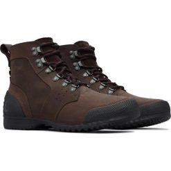 Sorel buty zimowe Ankeny Mid Hiker Cattail Black 44. Czarne buty zimowe sportowe męskie Sorel, bez zapięcia. W wyprzedaży za 339,00 zł.