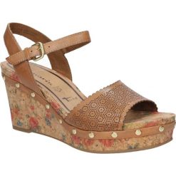 SANDAŁY TAMARIS 1-28027-36. Brązowe sandały damskie Tamaris. Za 199,99 zł.