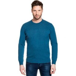Sweter PIETRO SWZ000075. Pomarańczowe swetry klasyczne męskie marki Giacomo Conti, na zimę, m, z wełny. Za 299,00 zł.