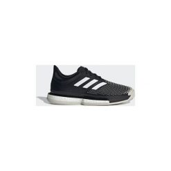 Buty adidas Buty SoleCourt Boost Clay. Czarne trampki męskie Adidas, bez wzorów, bez zapięcia. Za 649,00 zł.