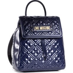 Plecak LOVE MOSCHINO - JC4012PP1BLA0751 Navy. Niebieskie plecaki damskie Love Moschino, bez wzorów, ze skóry ekologicznej. Za 1069,00 zł.