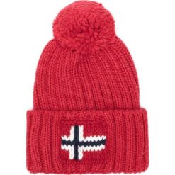 Napapijri Semiury 2 Czapka zimowa Czerwony. Czerwone czapki męskie Napapijri, na zimę, bez wzorów, z wiskozy. Za 195,95 zł.