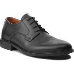 Półbuty TOMMY HILFIGER - Color Block Heel Leather Shoe FM0FM01616 Black 990. Czarne buty wizytowe męskie TOMMY HILFIGER, ze skóry, bez zapięcia. W wyprzedaży za 449,00 zł.