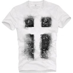 T-shirt UNDERWORLD Organic Cotton Cross. Białe t-shirty męskie Underworld, m, z nadrukiem, bez kołnierzyka. Za 69,99 zł.