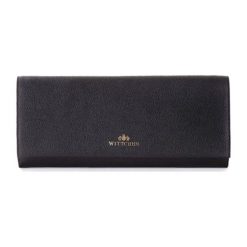 Puzderka: Skórzana kopertówka w kolorze czarnym – (S)33 x (W)13 x (G)4 cm