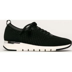 Caprice - Buty. Czarne buty sportowe damskie Caprice, bez wzorów, ze skóry, sportowe. W wyprzedaży za 199,90 zł.