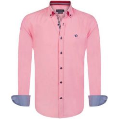 Sir Raymond Tailor Koszula Męska Quite M Różowa. Różowe koszule męskie Sir Raymond Tailor, m, bez wzorów, bez kołnierzyka, bez rękawów. Za 149,00 zł.