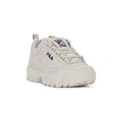 Buty Fila 00Y DISRUPTOR LOW. Białe trampki męskie Fila, bez wzorów, bez zapięcia. Za 434,75 zł.