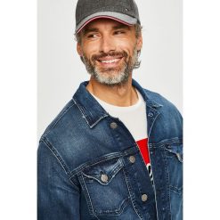 Tommy Jeans - Kurtka. Niebieskie płaszcze męskie Tommy Jeans, xl, bez wzorów, z elastanu, krótkie, bez kaptura. W wyprzedaży za 379,90 zł.